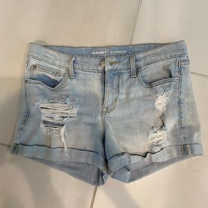 Womens Old Navy Low Rise Jean Shorts Size 8